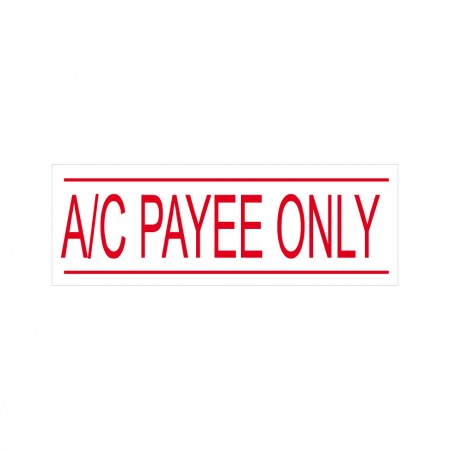  A/C Payee Only Stock Stamp 4911/25 38x14mm